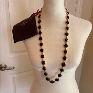 Kate Spade Black and Gold Necklace